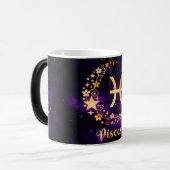 Creëer Uw eigen Astrologie Zodiac Vissen Magische Mok (Voorkant links)