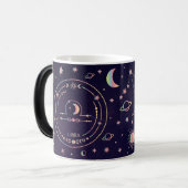 Creëer Uw eigen Astrologie Zodiac Weegschaal Magische Mok (Voorkant links)