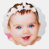 Creëer Uw eigen Baby foto Ornament Kaart (Voorkant)