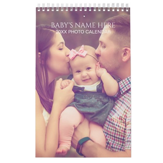 Creëer Uw eigen Baby Foto's 2025 Kalender (Hoes)