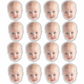 Creëer uw eigen Baby gezicht Sticker (Voorkant)
