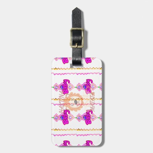 Creëer uw eigen Baby met een tekstontwerp voor lio Bagagelabel (Voorkant verticaal)