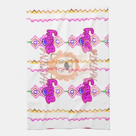 Creëer uw eigen Baby met een tekstontwerp voor lio Theedoek (Verticaal)