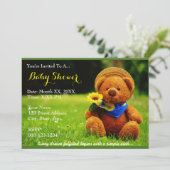 Creëer Uw eigen Baby shower Uitnodiging (Staand voorkant)