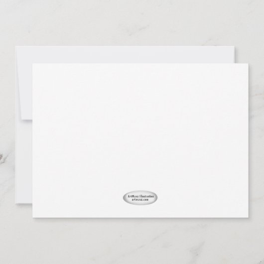 Creëer Uw Eigen Baby shower Uitnodiging (Achterkant)