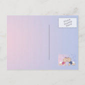 Creëer uw eigen baby shower uitnodiging briefkaart (Achterkant)