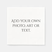 Creëer Uw eigen Baby Vrijgezellenfeest Servet (Voorkant)