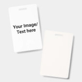 Creëer Uw eigen Badge (Voor- en achterkant)