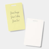 Creëer Uw eigen Badge (Voor- en achterkant)