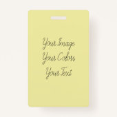 Creëer Uw eigen Badge (Voorkant)