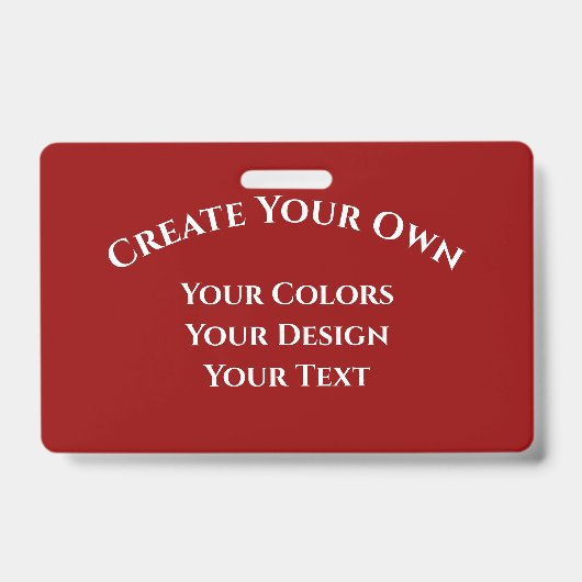 Creëer Uw eigen Badge (Voorzijde)