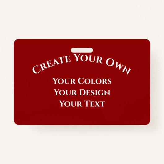 Creëer Uw eigen Badge (Voorkant)