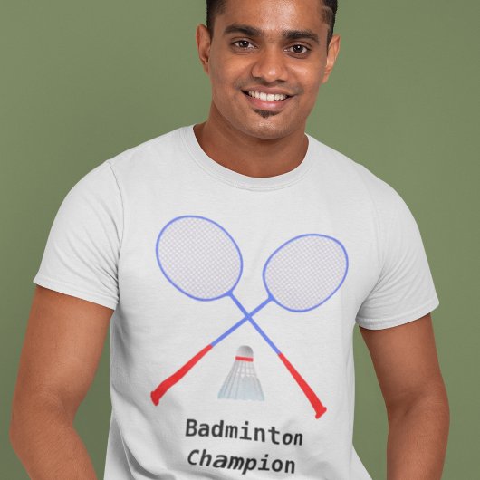 Creëer Uw eigen Badminton-speler T-shirt