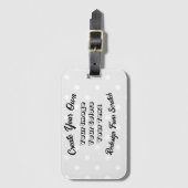 Creëer Uw eigen Bagagelabel (Voorkant (verticaal))