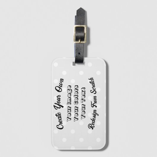 Creëer Uw eigen Bagagelabel (Voorkant (verticaal))