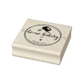 Creëer uw eigen bakkerij rubberstempel (Stempel)