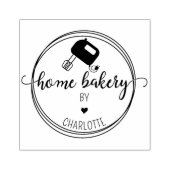 Creëer uw eigen bakkerij rubberstempel (Afrduk)