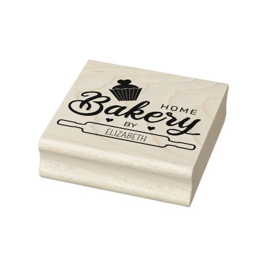 Creëer uw eigen bakkerij rubberstempel (Stempel)