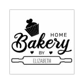 Creëer uw eigen bakkerij rubberstempel (Afrduk)