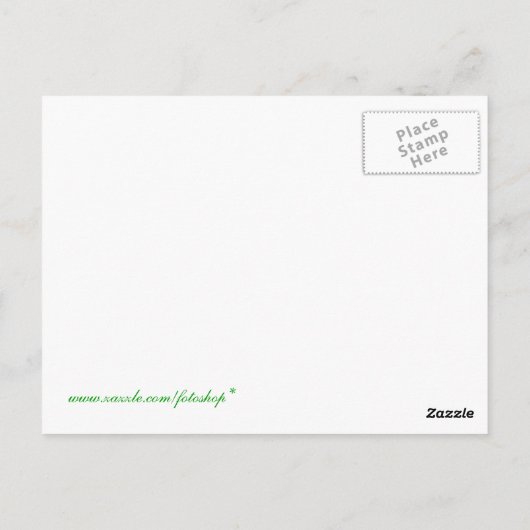 CREËER UW EIGEN BEDANKFOTO BRIEFKAART (Achterkant)