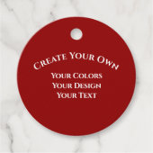 Creëer Uw eigen Bedankjes Labels (Voorkant)