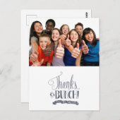 Creëer uw eigen bedankkaart Bedankt een bos Briefkaart (Voorkant / Achterkant)