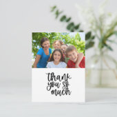 Creëer uw eigen bedankkaart Heel erg bedankt Briefkaart (Staand voorkant)