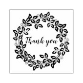 Creëer uw eigen Bedankt voor rond bruiloft Rubberstempel (Afrduk)