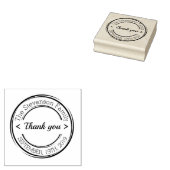 Creëer uw eigen Bedankt voor rond bruiloft Rubberstempel (Gestempeld)