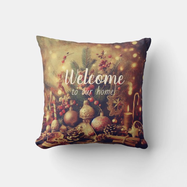 Creëer uw eigen bedgekapte kerstboom kussen (Voorkant)