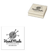 Creëer Uw Eigen Bedrijf Haak Handgemaakt Rubberstempel (Gestempeld)