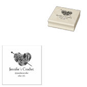 Creëer uw eigen bedrijf haken rubberstempel (Gestempeld)