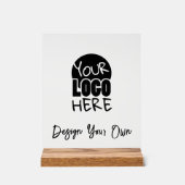 Creëer Uw eigen bedrijf LOGO Acryl Bord (Voorkant)