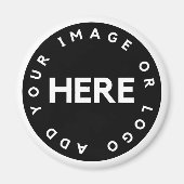 Creëer uw eigen bedrijf | Logo promotieacties Magneet (Voorkant)