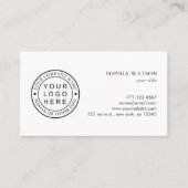 Creëer Uw eigen bedrijf Logo Visitekaartje (Voorkant)