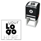 Creëer Uw Eigen Bedrijf Logo Zelfinktstempel Zelfinktende Stempel (In situ)