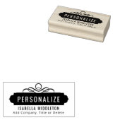 Creëer Uw eigen bedrijf - Professioneel bedrijfson Rubberstempel (Gestempeld)