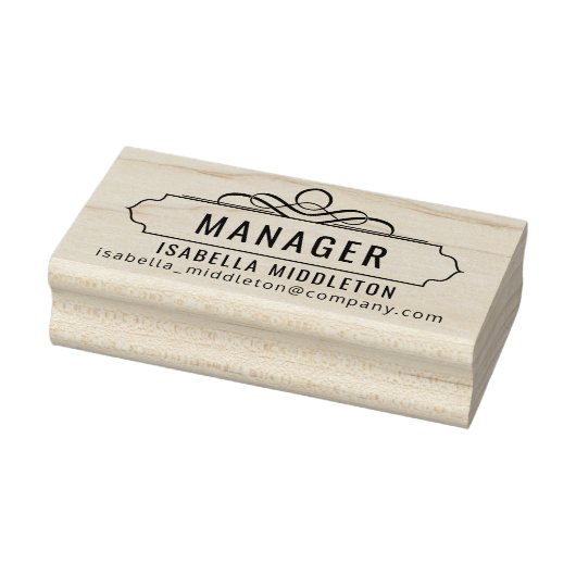 Creëer Uw eigen bedrijf - Professioneel ontwerp vo Rubberstempel (Stempel)