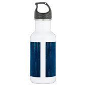 Creëer Uw eigen bedrijf weggooien waterflesje Waterfles (Achterkant)