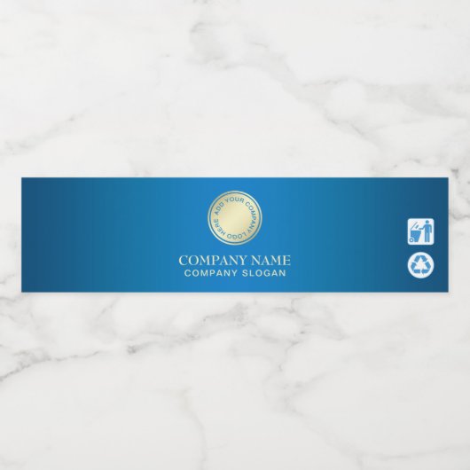 Creëer Uw eigen bedrijfmerk Flessenwateretiket Waterfles Etiket (Enkel label)