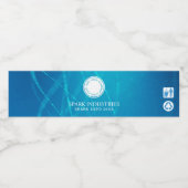 Creëer Uw eigen bedrijfmerk Flessenwateretiket Waterfles Etiket (Enkel label)