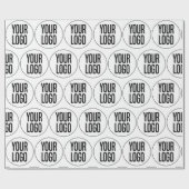 Creëer Uw eigen bedrijfspatroon voor Logo Cadeaupapier (Vlak)