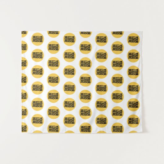 Creëer Uw eigen bedrijfspatroon Wandkleed (Voorkant (horizontaal))