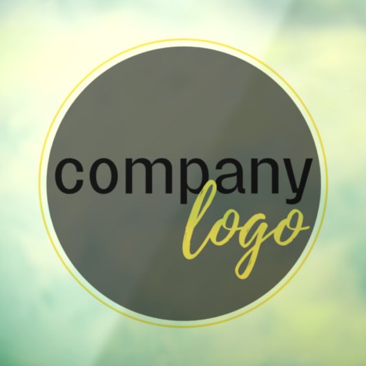 CREËER UW EIGEN BEDRIJFSTAANDE LOGO RAAMSTICKER (Vel 3)