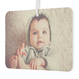Creëer Uw eigen beide zijden Baby foto Unieke auto Luchtverfrisser