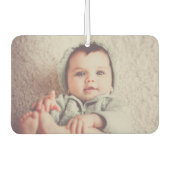 Creëer Uw eigen beide zijden Baby foto Unieke auto Luchtverfrisser (Voorkant)