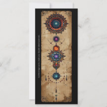 Creëer Uw eigen Bejeweled Mandalas Bladwijzer Kaar