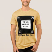 Creëer Uw eigen Bella+Canvas Tri-blend T-shirt (Voorkant)