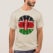Creëer Uw eigen Bendera Ya Kenya-vlag van Kenia T-shirt (Voorkant)