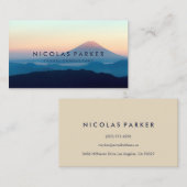 Creëer Uw eigen berg Fuji Visitekaartje (Voorkant / Achterkant)